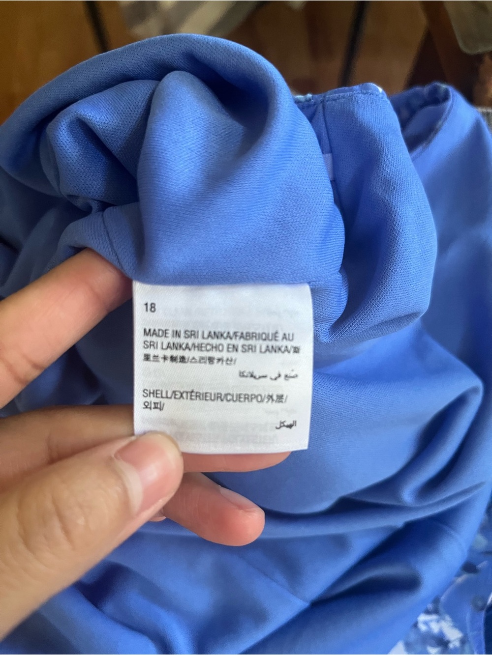 Blue Floral Print Ruffle Chiffon Maxi Dress 18  Cottagecore Wedding Guest - Picture 4 of 7